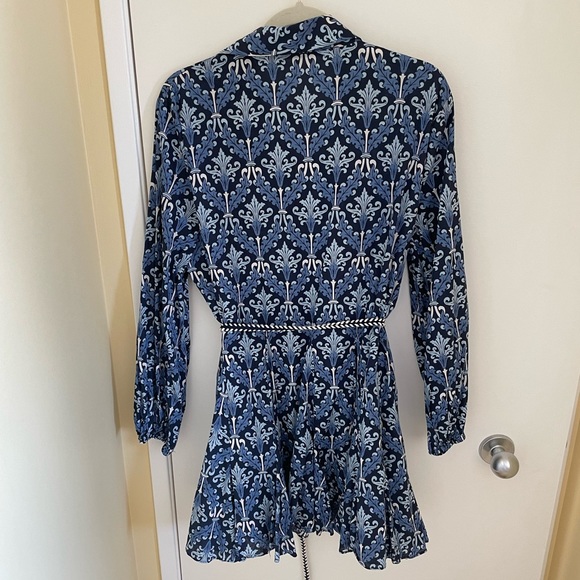 Zara blue pattern dress - Picture 2 of 3